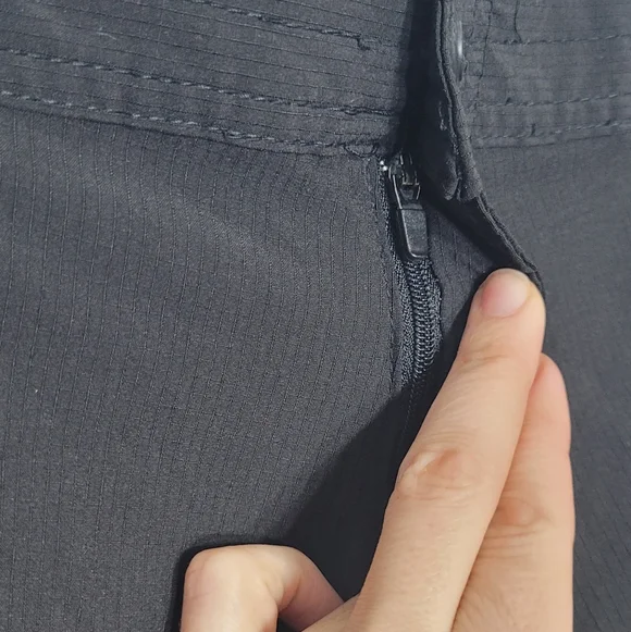 Burnside Black Men's Activewear Pockets Casual Belt Loop Shorts Size 36 - Picture 7 of 16